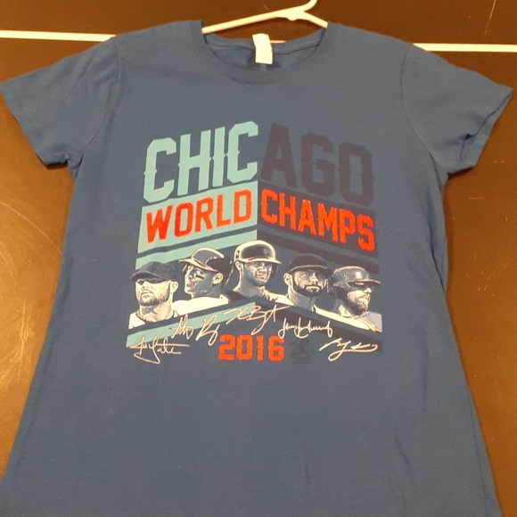 Fruit of the Loom Other - 🤑🤑Girls Tee Shirt Chicago Cubs 2016 World Champs